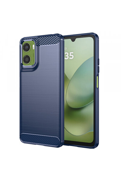 Techsuit Husa pentru Motorola Moto G06 Power / G06, Techsuit, Carbon, Albastra