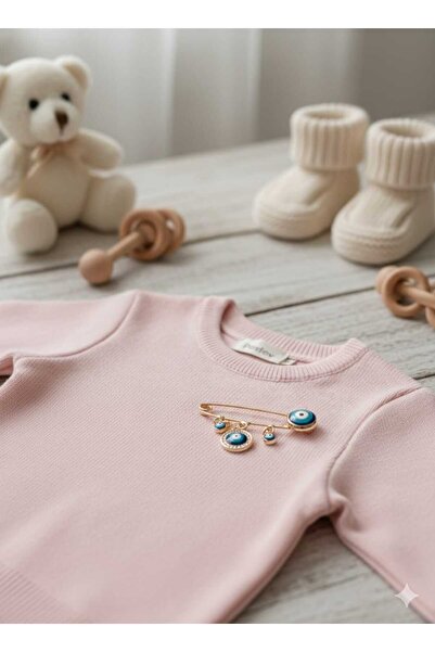 FOR YOU TAKI by Ezgi Bebek Nazar boncuklu Zirkon Taşlı Nazarlık