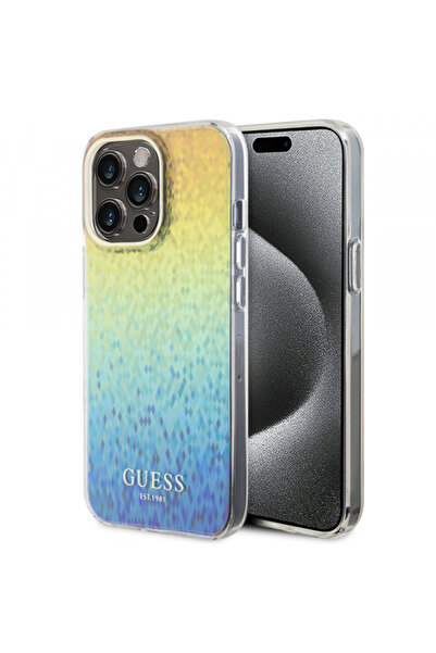 Guess Husa pentru Apple iPhone 15 Pro, Guess, IML Faceted Mirror Disco Irides...