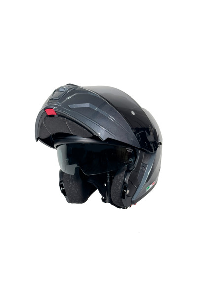 Sway SW 919 HD Grey Çene Açılır (Siyah Vizörlü)