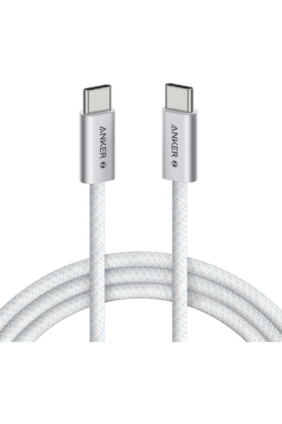 Anker Cablu Date si Incarcare USB-C - USB-C Zolo, 240W, 1m, Alb A8060H21