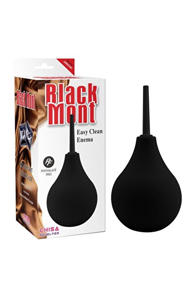 Chisa Novelties Irigator Clisma Easy Clean Enema Black Mont 17 cm