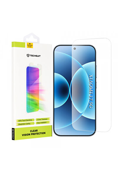Techsuit Folie de protectie Ecran Clear Vision pentru Xiaomi 17, Sticla Securizata, Full Glue