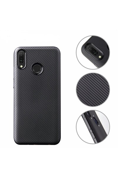 OEM Husa New Carbon Fiber Apple iPhone XS Max 6.5 Negru