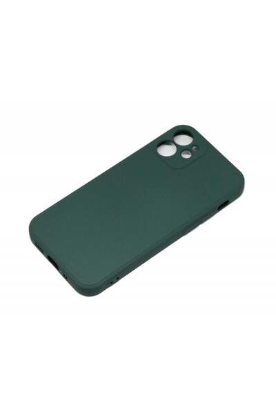 OEM Husa Silicone Case Apple iPhone 12 Pro Verde Inchis