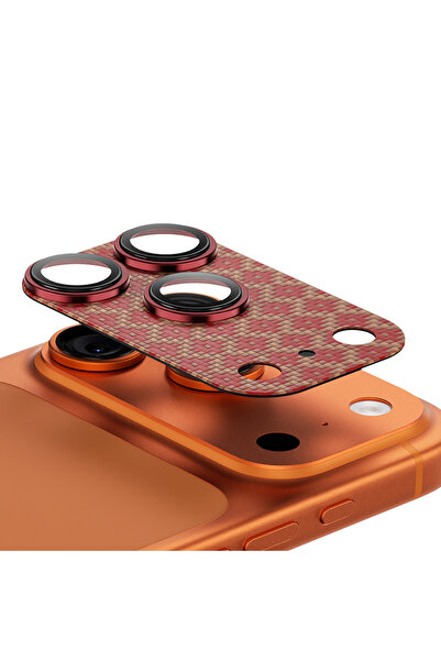 Benks iPhone 17 Pro Max Uyumlu ArmorWarrior ArmorGrid Serisi Kevlar Kamera Le...
