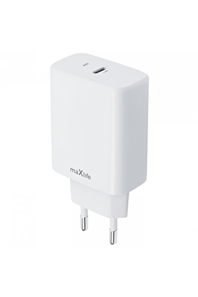 Maxlife Nutrition Incarcator Retea MaXlife MXTC-10-20C, 20W, 3A, 1 x USB-C, Alb