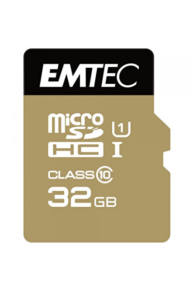 Emtec Card de memorie microSDHC Elite Gold, 32Gb, Clasa 10 / UHS-1 U1 ECMSDM3...