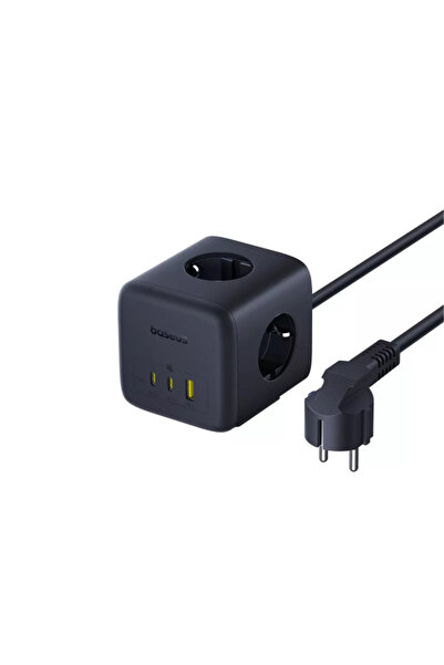 Baseus Prelungitor EnerFill FA11, 3 x Schuko, Negru E00082100123-00