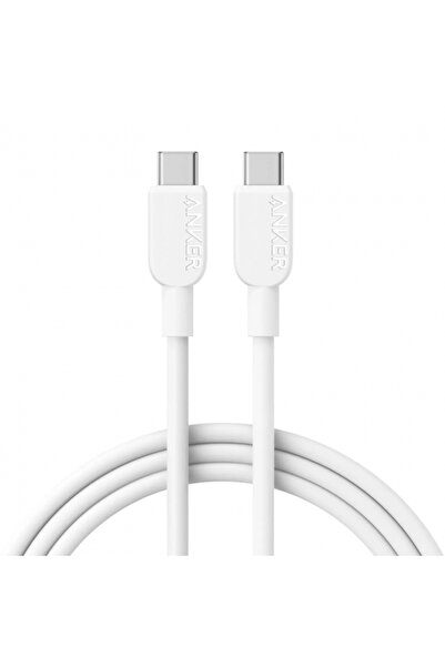 Anker Cablu Date si Incarcare USB-C - USB-C 310, 240W, 0.9m, Alb A81D5H21