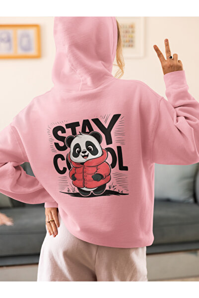 stil x Cute Pandas Printed Women's Sweatshirt