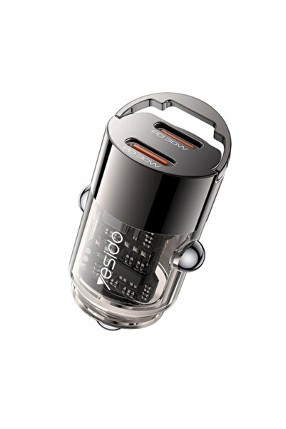 Yesido Incarcator Auto Y69, 30W, 3A, 2 x USB-C, Negru