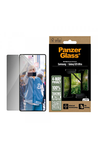 CARE by PanzerGlass® Folie de protectie Ecran Privacy PanzerGlass Ultra-Wide Fit Matrix 4-Way pentru Samsung Galaxy