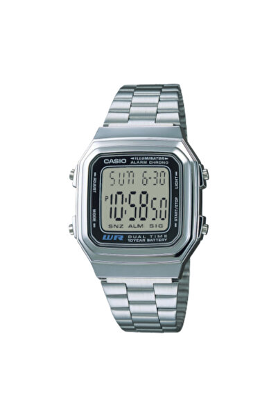 Casio Men's Digital Black Dial Watch - A-178WA-1A