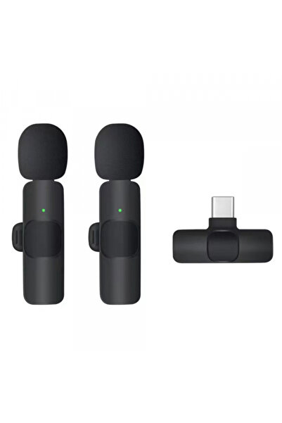 Techsuit Lavaliera LW2, USB-C, Set 2 bucati, Neagra