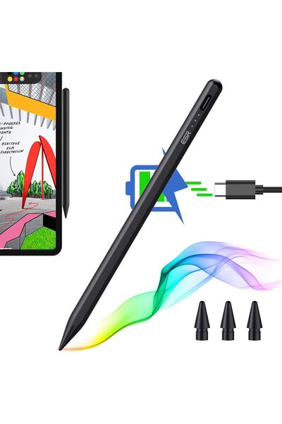 ESR Digital Stylus for iPad with Tilt Sensitivity [Palm Rejection Technology and Magnetic Attachment