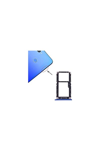 OEM Xiaomi Mi 8 Lite Sim Card Holder Blue