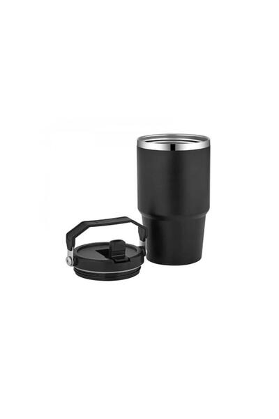 MİDER Iceflow Flip Straw Tumbler Pipetli Termos Çift Katmanlı Paslanmaz