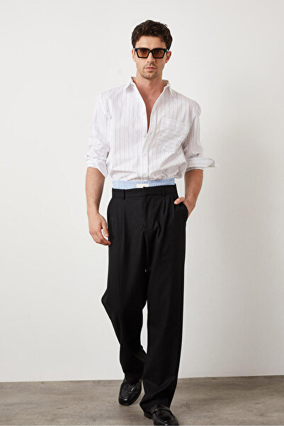 Beyyoglu Bel Lastik Detaylı Palazzo Pantolon