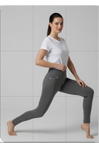 aytenli Ατσάλινο κολάν Interlock T εφέ σύσφιξης με λεπτομέρεια με ψηλόμεσο κο...