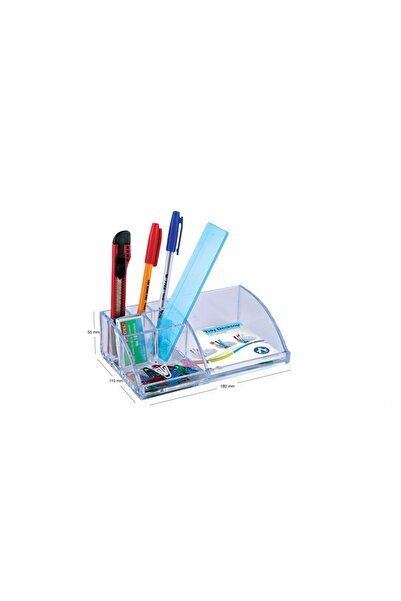 Ark Multi-Purpose Office and Home Organizer Desktop Organizer Transparent