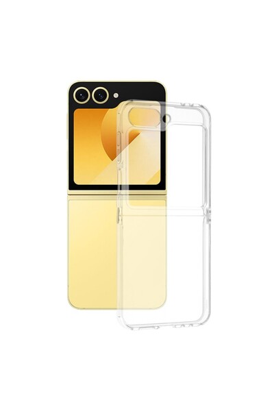 OEM Husa Techsuit Clear Silicone συμβατή με Samsung Galaxy Z Flip6, Z Flip7 F...