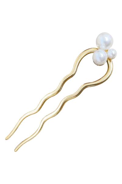 New Obsessions Pearl Detailed Bun Hair Clip