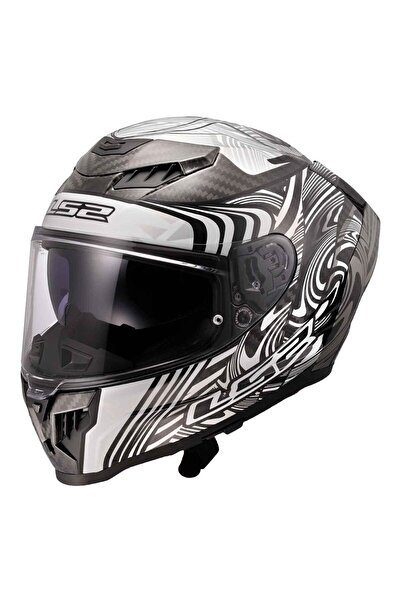 LS2 Dragon Karbon Enthum Kapalı Kask