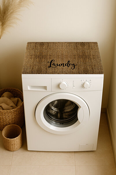 depdekor Çamaşır Makinesi Kurutma Makinesi Örtüsü Koruma Pedi Banyo-Mutfak De...