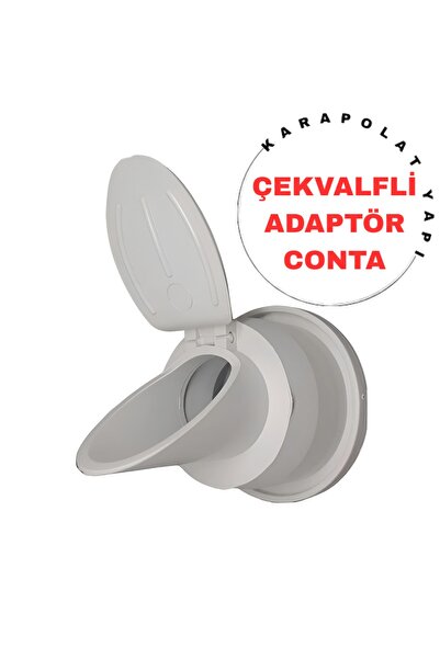 KarapolatYapı Koku Önleyici Adaptör Conta 1 Adet Lavabo Ve Evye Gideri İçin