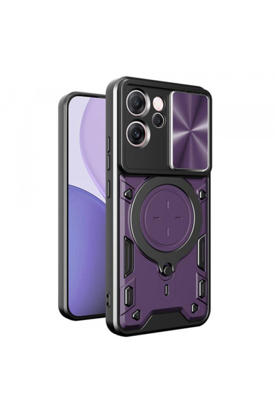 Techsuit Husa pentru Oppo Reno14 FS 5G / Reno14 F, Techsuit, CamGuard Pro, Mov