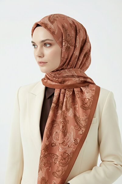 Akel Spring Scarf Historic Floral Pattern