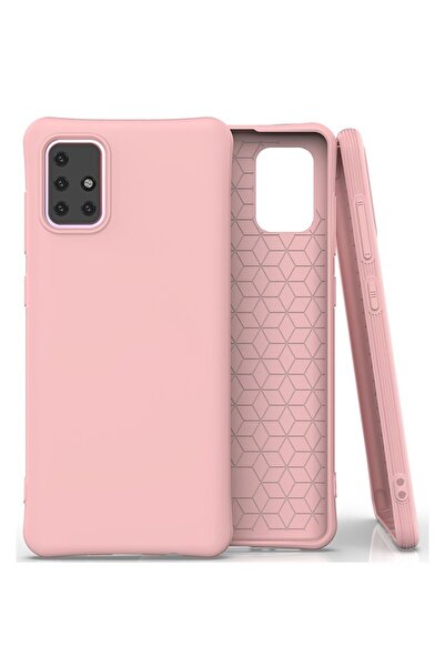 OEM Husa Anti Shock Matt TPU compatibil cu Samsung Galaxy S10 Lite, G770 Roz