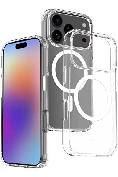 festive جراب شفاف فاخر لهاتف آيفون 17 برو [متوافق مع تقنية MagSafe]