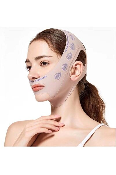 FaceLab قناع شد الوجه على شكل حرف V - مُصغِّر الذقن المزدوج وحزام نحت الفك