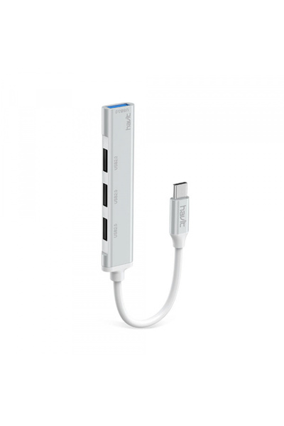 Havit USB-C Hub HB41, 4in1, Silver