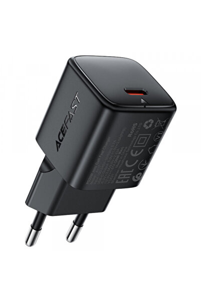 Acefast Incarcator Retea A117, 20W, 3A, 1 x USB-C, Negru