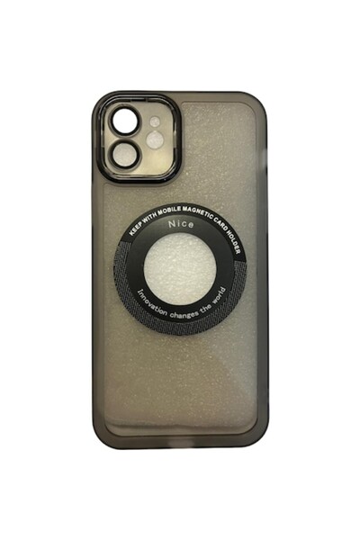 SOHO Carcasă Flippy pentru Apple iPhone 12 cu decupaj logo, magnetică, protec...