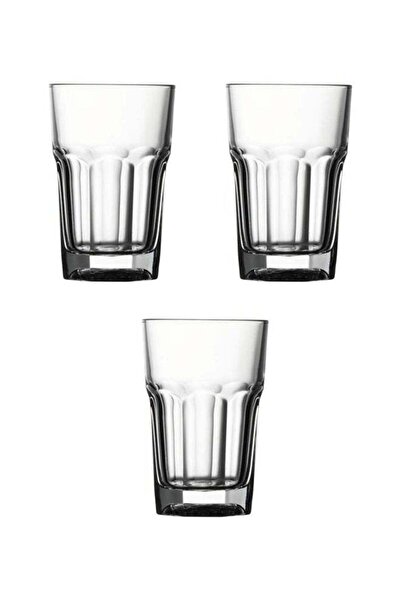 Pasabache Pasabahce 3-Piece Casablanca Tumbler Set, 290cc Clear
