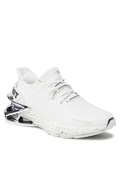 Plein Sport men's sneakers White/Nickel 0191 The Scratch FABS USC