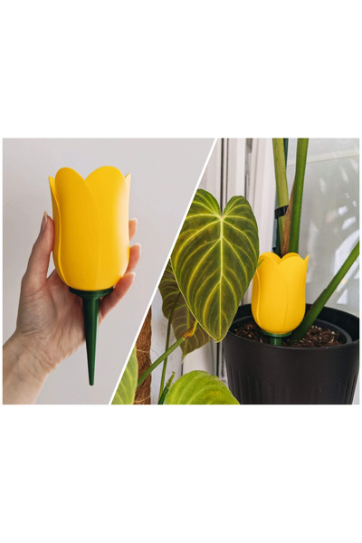 hediyesepetinde Tulip Shaped Plant Watering Device – Automatic Waterer & Deco...