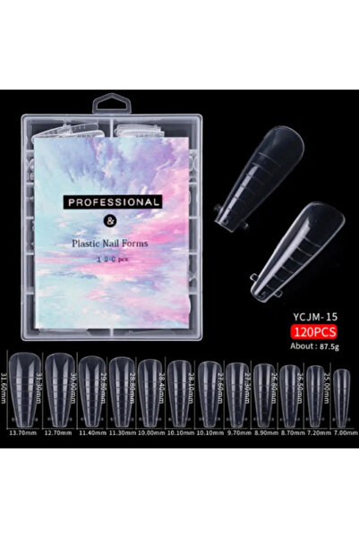 Pink Nails Cutie 120 tipsuri Full Cover Ballerina #15