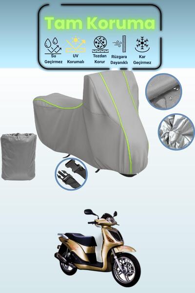 Dokaca Neo غطاء دراجة نارية متوافق مع غري نيون قماش مجدّل دورادو دافني، غطاء ...