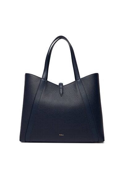 FURLA Geantă de damă Goccia, albastru cerneală, mărimea L, WB01788 BX