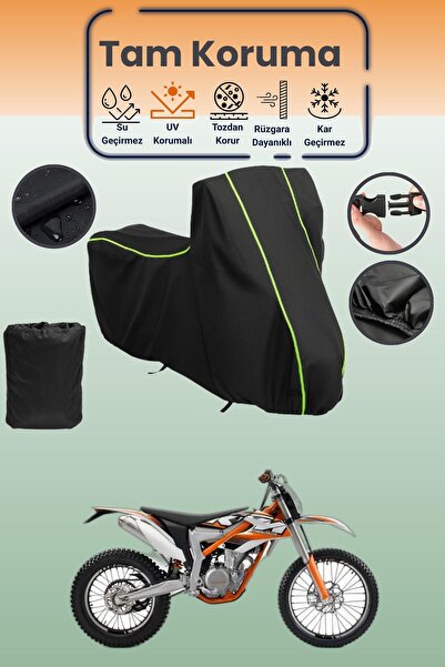 Dokaca Neo غطاء محرك متوافق مع KTM 350 Freeride باللون الأسود النيون، غطاء حم...