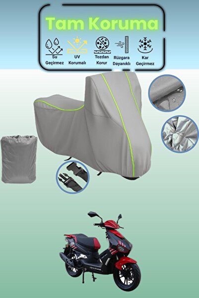 Dokaca Neo غطاء دراجة نارية متوافق مع غراي نيون قماش مجدّل أباتشي XRS، غطاء و...