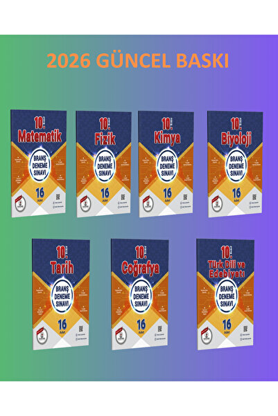 ÖZDEBİR YAYINEVİ Özdebir 10.Sınıf Branş Deneme Seti
