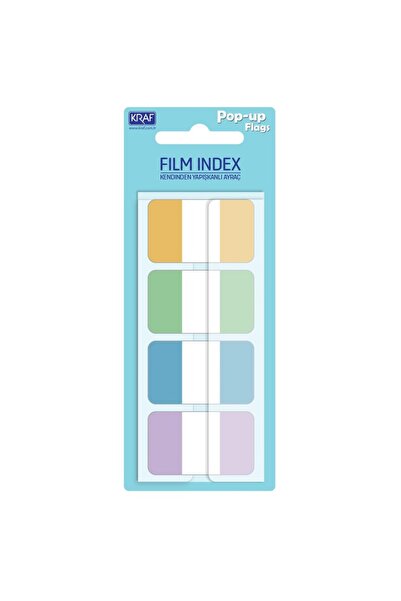 KRAF Index Film 25X42Mm Pop-Up 4 Colors X 20Yp