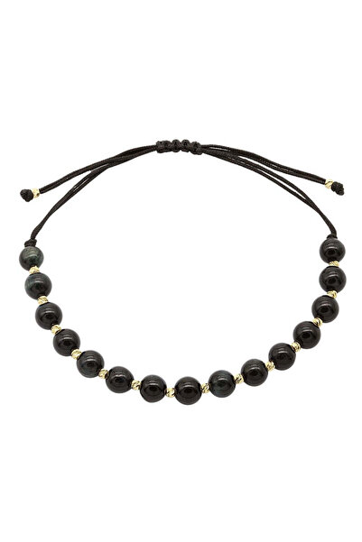 Bijuteria SORELLY Brățară din aur de 14k cu mărgele și pietre cu reflexii multicolore