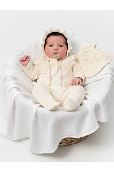 Cherub Baby طقم ملابس للأطفال حديثي الولادة من أرا دانتيلي مكون من 5 قطع، طقم...